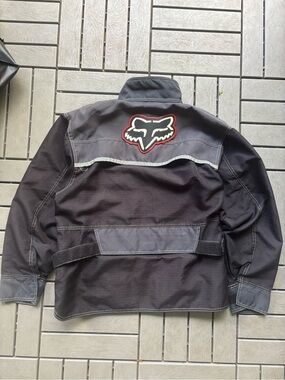 Fox Black and Gray Performance Textile Riding Jacket